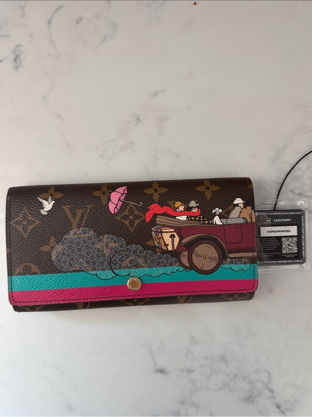 Louis Vuitton Sarah Wallet- with COA